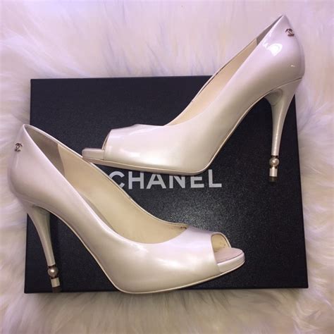 chanel pointed heels|chanel women's high heel.